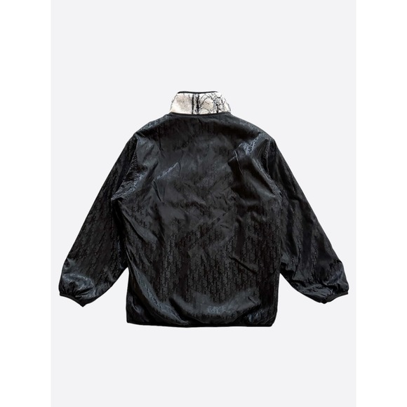 Dior Black Oblique Reversible Fleece Jacket - Picture 3 of 8